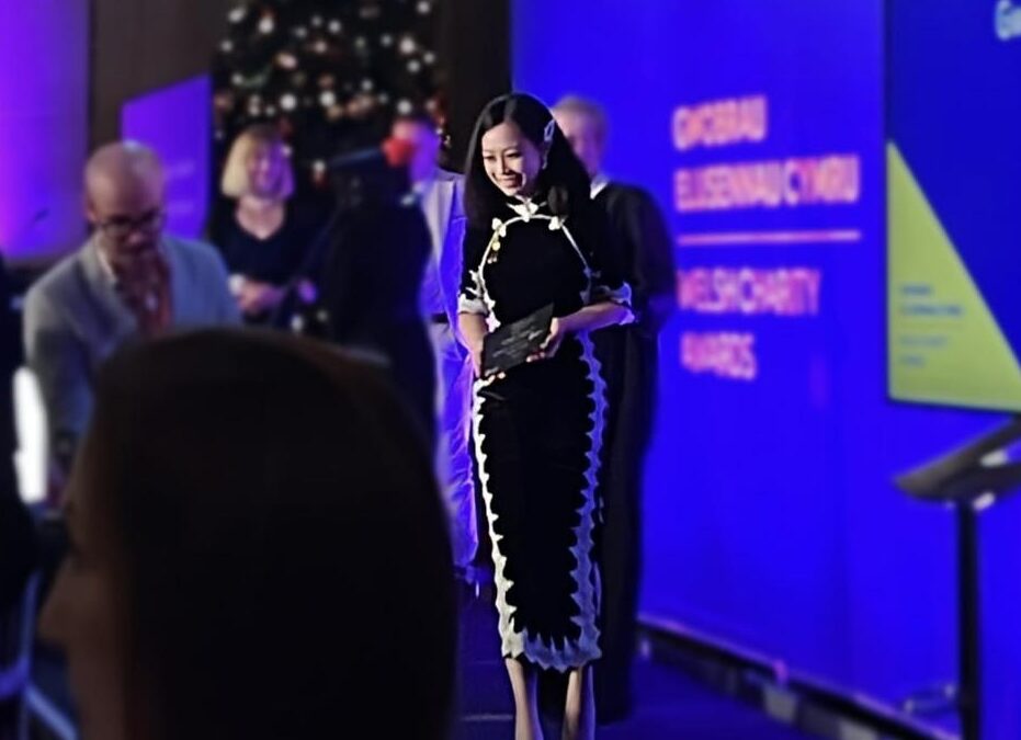 Hazel Lim Finalist for ‘Volunteer of the Year’ at the Welsh Charity Awards 2024